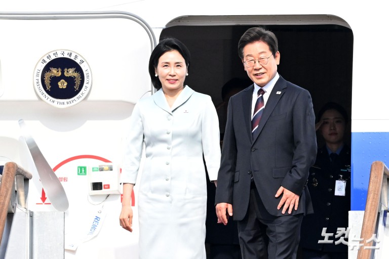 G7 정상회의 순방길 오른 이재명 대통령