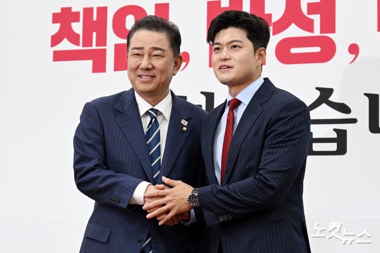 국민의힘 김용태 비대위원장 예방한 민주당 김병기 신임 원내대표