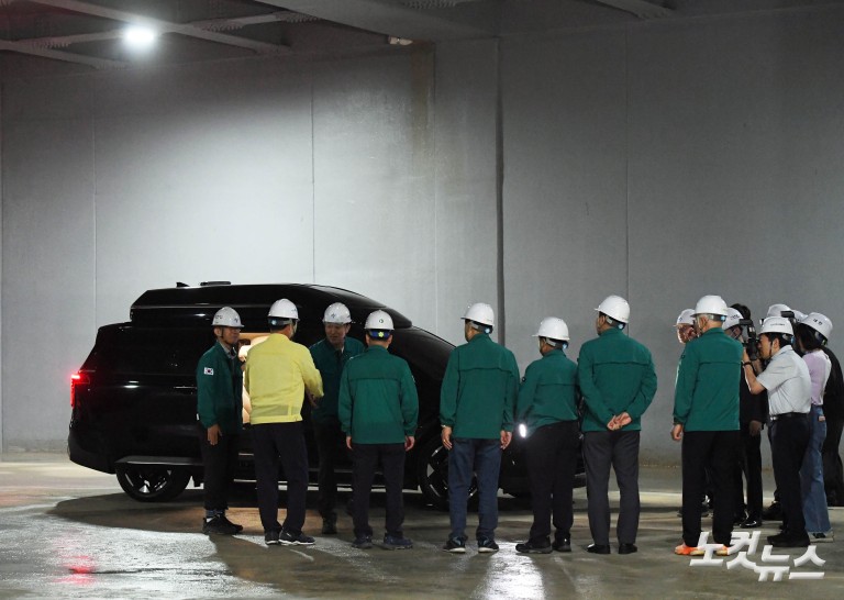 서울시장, 장마철 앞두고 빗물저류조 현장점검