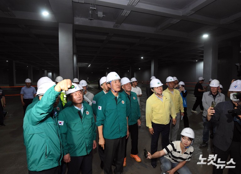 서울시장, 장마철 앞두고 빗물저류조 현장점검