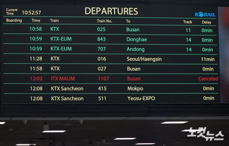 '극한 폭우' 곳곳 통제, 운행 중지