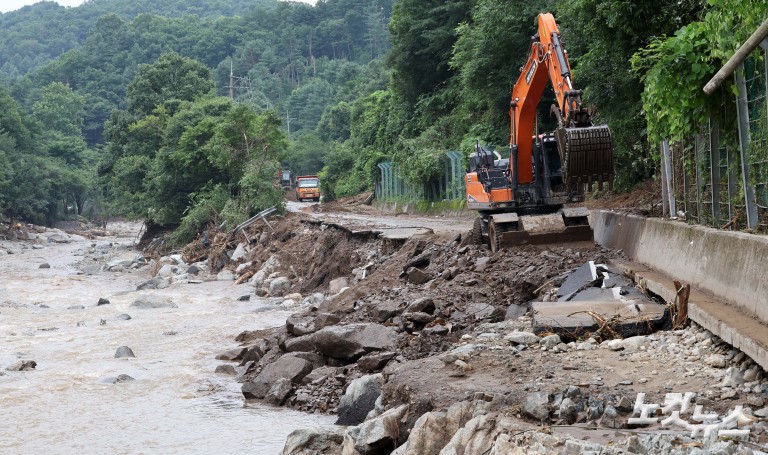 괴물 폭우가 할퀸 가평 조종면