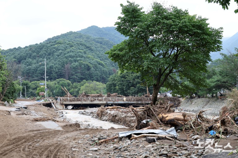 괴물 폭우가 할퀸 가평 조종면