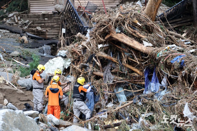 괴물 폭우가 할퀸 가평 조종면