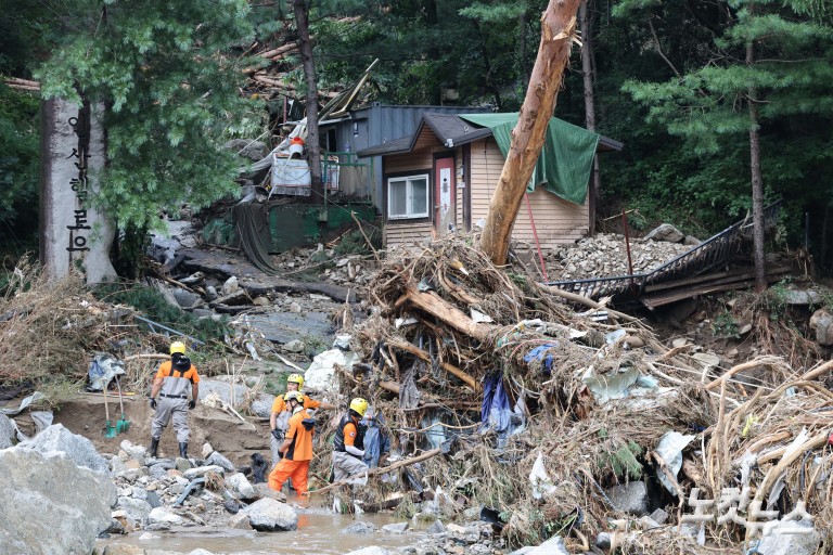 괴물 폭우가 할퀸 가평 조종면