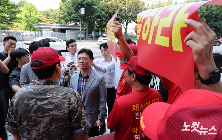 임성근, 해병특검 방문 문전박대