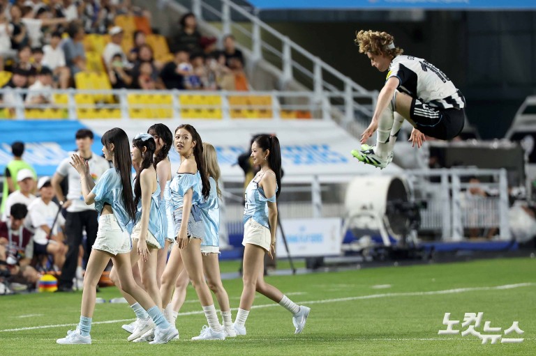 팀K리그, 뉴캐슬에 전반 매운맛