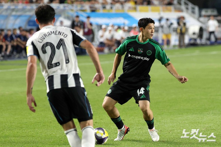 팀K리그, 뉴캐슬에 전반 매운맛