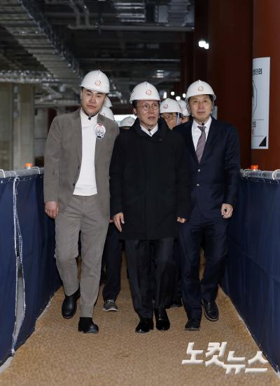 총리, 서울아레나 건립 현장점검