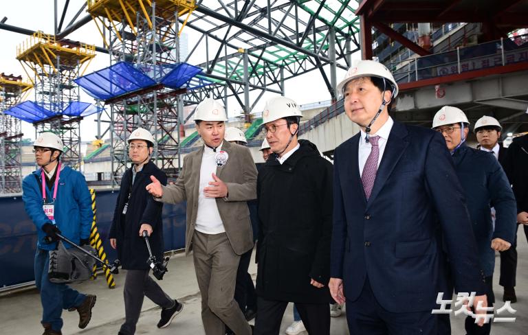총리, 서울아레나 건립 현장점검