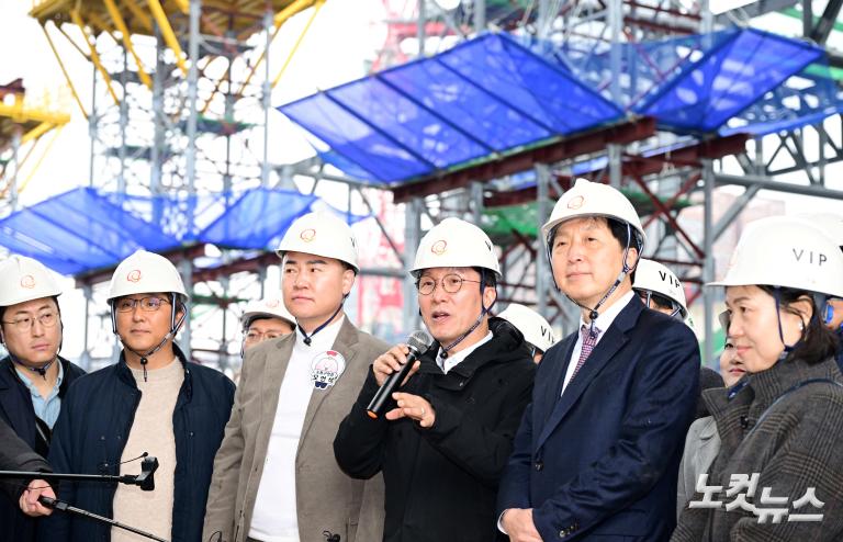총리, 서울아레나 건립 현장점검