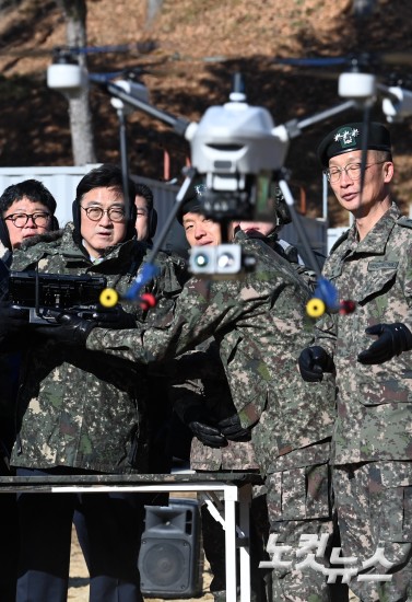 군부대 방문한 우원식 국회의장
