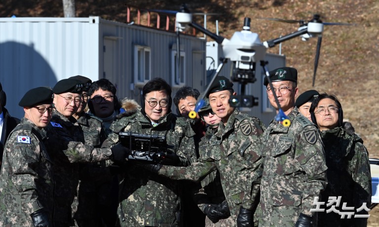 군부대 방문한 우원식 국회의장