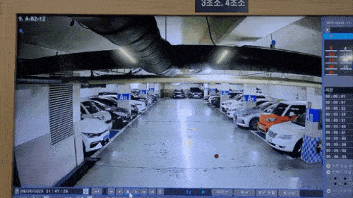 사건 당시 현장 폐쇄회로(CC)TV 영상.  인천지검 제공