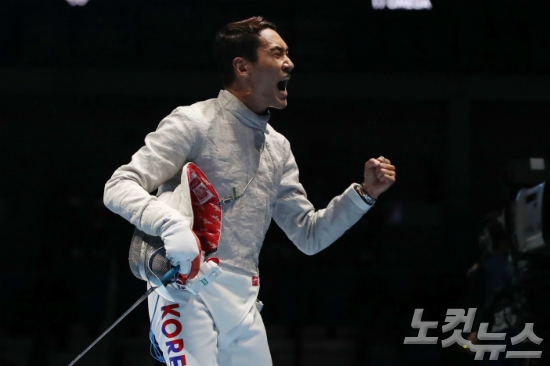 리우펜싱 김정환, 러 꺾고 男 사브르 4강 진출 - 노컷뉴스