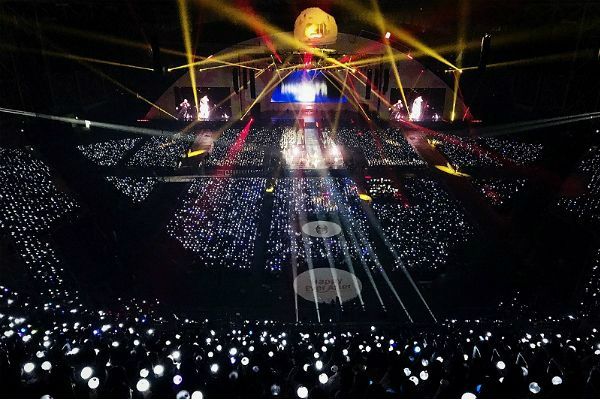 지난 1월 서울 고척스카이돔에서 방탄소년단 팬클럽 '아미' 4만여명이 참석한 가운데 팬미팅이 열리고 있다. (사진=빅히트엔터테인먼트 제공)