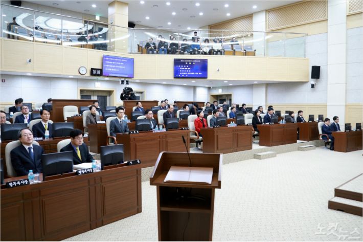 세종시의회가 지난 16일 제54회 임시회를 개회했다. (사진=세종시의회 제공)