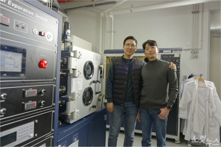 사진 왼쪽부터 UNIST 에너지공학과 석·박사통합과정 김남우 · 이강민 연구원(사진 = UNIST 제공)