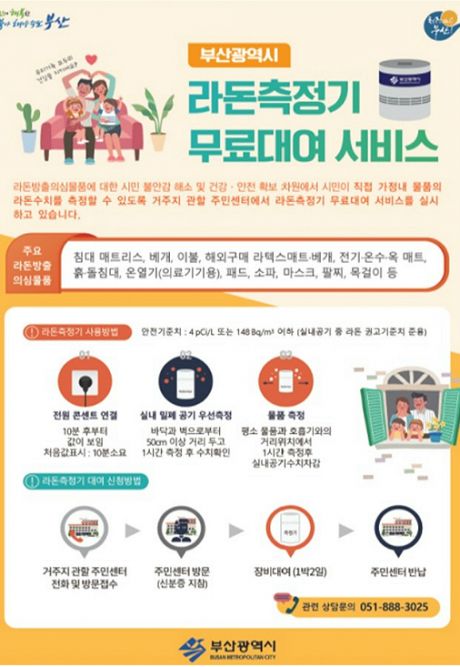 부산지역 라돈측정기 대여 측정결과 검출률 3.5% - 노컷뉴스 부산지역 라돈측정기 대여 측정결과 검출률 3.5% - 노컷뉴스