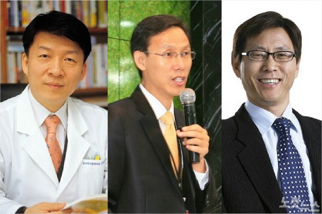 이병욱 장로, 한성택 목사, 홍양표 소장(좌측부터) (사진=자료사진)