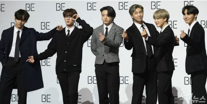 BTS, 한국어 노래 'Life Goes On' 빌보드 핫100 1위 노컷뉴스