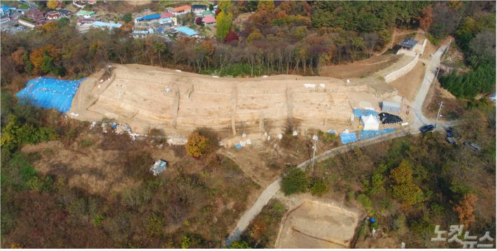 서천읍성 해자 및 방어시설(사진=충남도역사문화연구원 제공)
