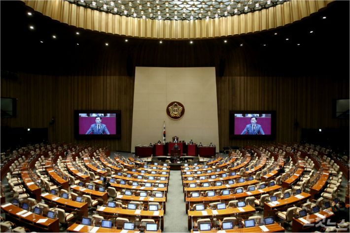 Passed the plenary session of the anti-North Korean warfare ban…與, major issue legislation completed