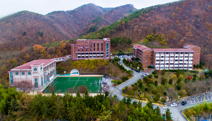 울산광역시 울주군 웅촌면에 위치한 울산예술고등학교 전경. 울산예술고 제공