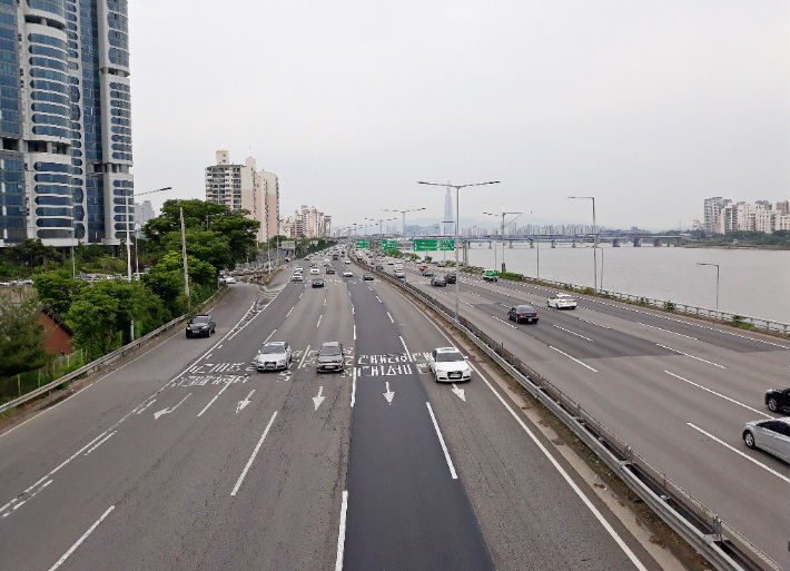 강변북로. 연합뉴스