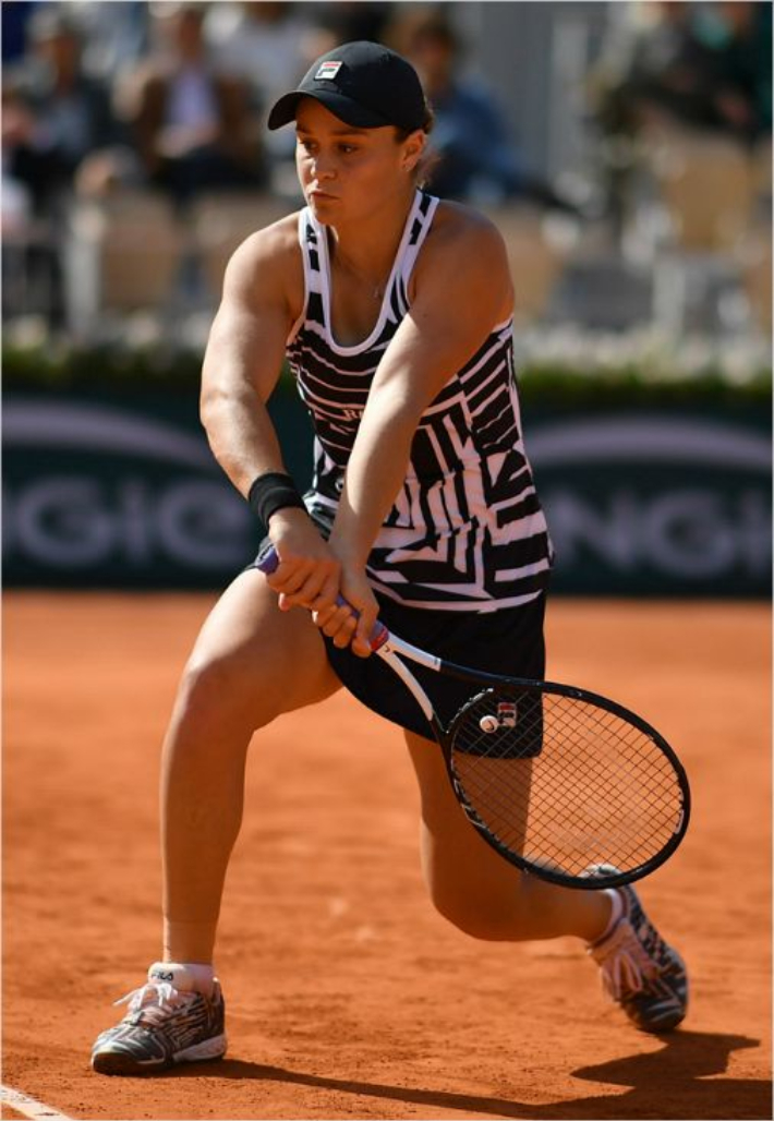 2019년 프랑스오픈 당시 바티의 경기 모습. 휠라