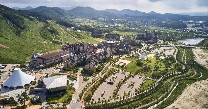 평창 알펜시아리조트 전경. 강원도개발공사 제공 