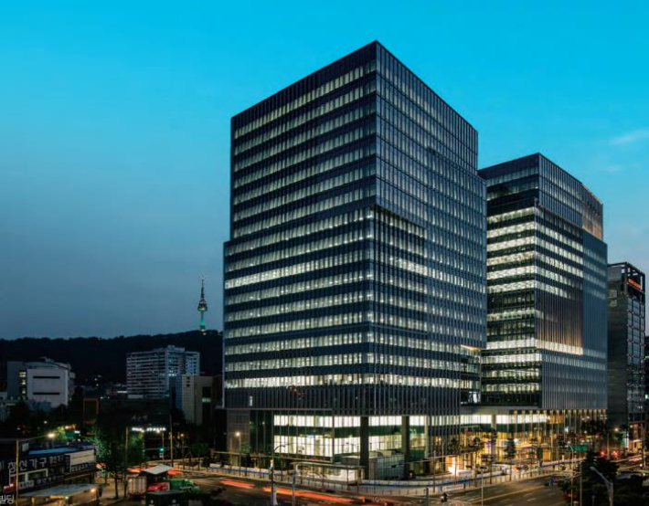 대우건설 사옥 을지트윈타워. 대우건설 제공