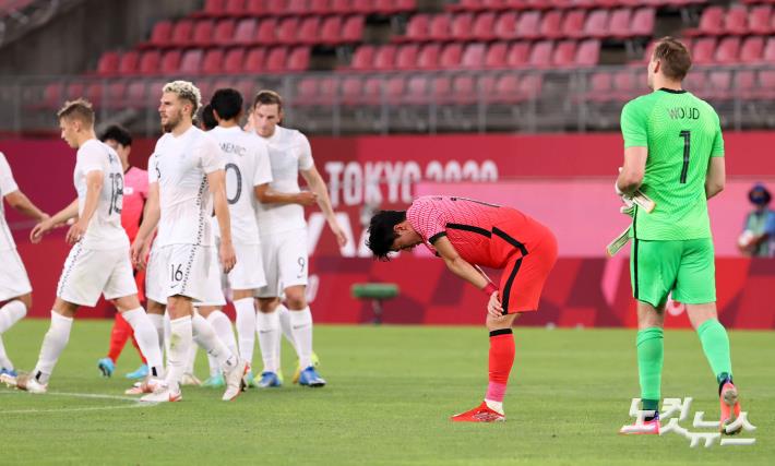 올림픽축구대표팀, 뉴질랜드에 0-1 패배 - 노컷뉴스