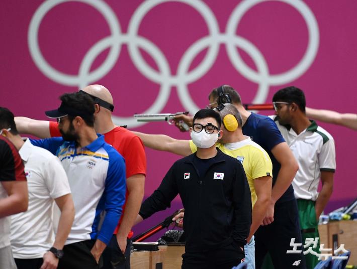 김모세, 10m 공기권총 결선 진출
