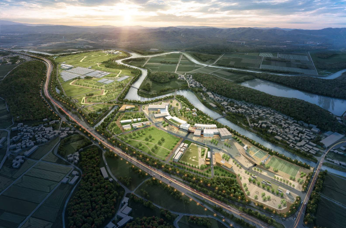 경남농업기술원 이전 조감도. 경남도청 제공