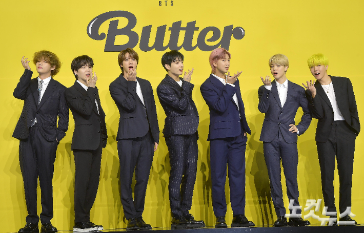 빌보드 새 역사 썼다…BTS '버터' 1위 역주행 - 노컷뉴스