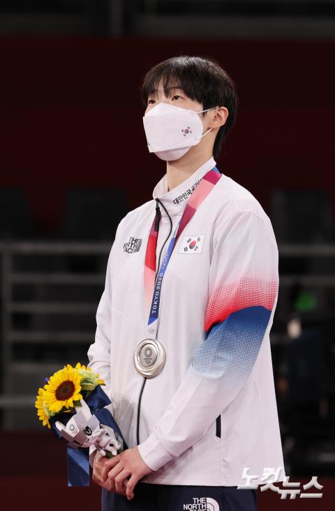 태권도 이다빈, 은메달 획득