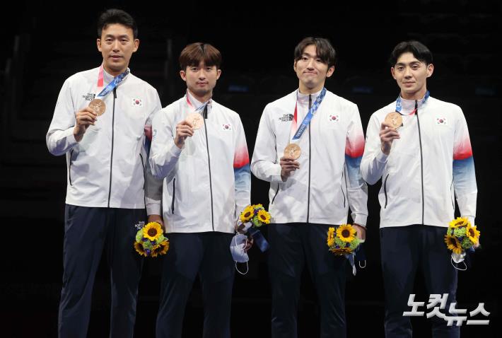 핀싱 남자대표팀, 에페 단체전 동메달
