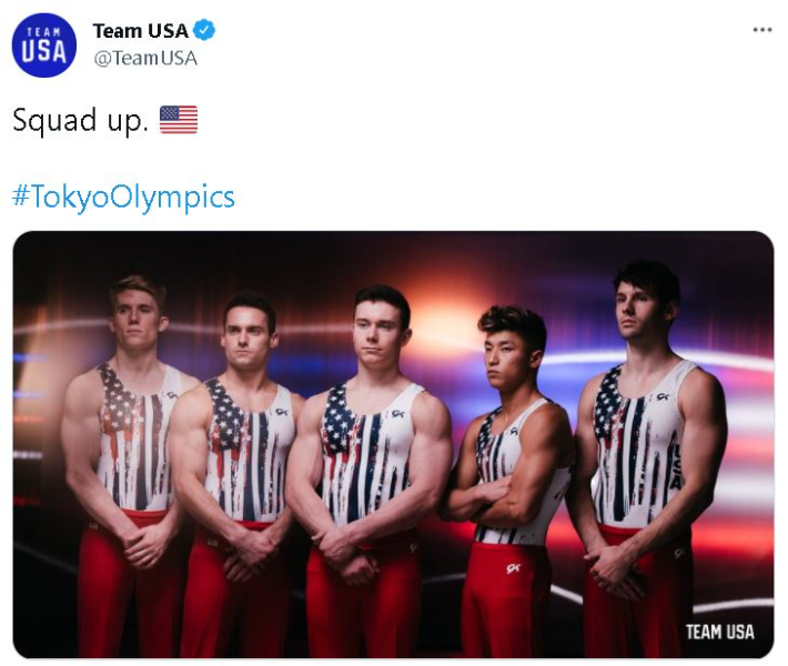 율 몰다워는 2020 도쿄올림픽을 앞두고 미국 체조 국가대표 선발전에서 2등으로 선발됐다. 미국 올림픽 대표팀 트위터 캡처 