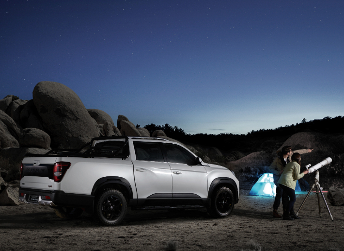 더 뉴 렉스턴 스포츠 칸. 쌍용차 제공