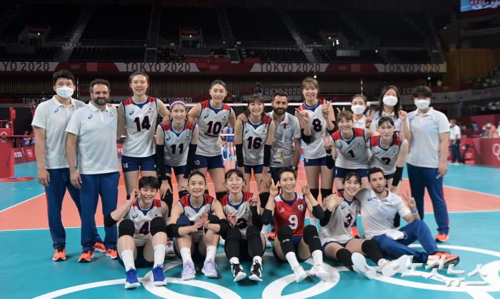 여자배구,동메달 획득 실패