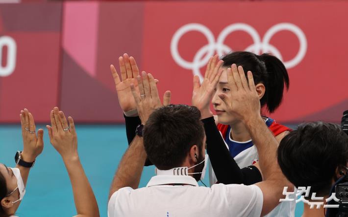 올림픽 마친 김연경