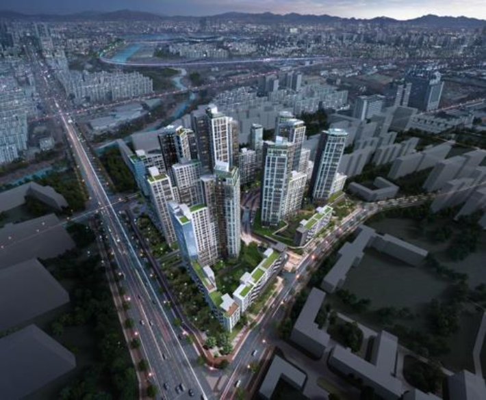 디에이치자이개포 조감도. 현대건설 제공