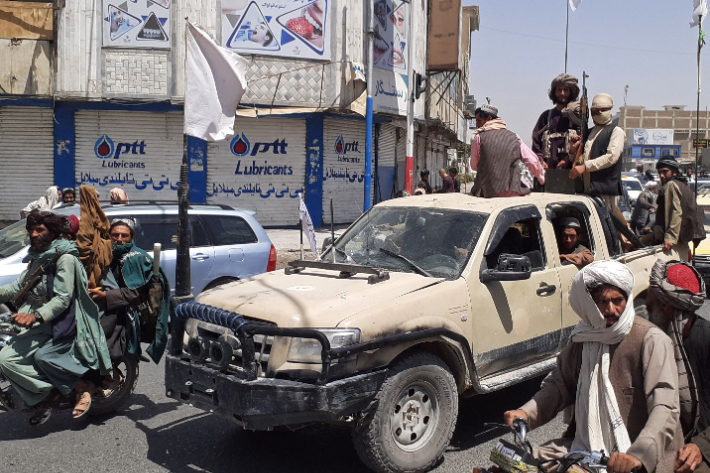 아프간 주요거점을 점령한 이슬람 무장 조직 탈레반. 연합뉴스