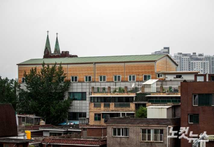 서울 성북구 사랑제일교회의 모습. 이한형 기자