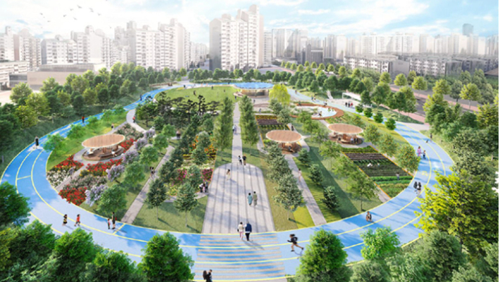 신트리공원 조감도. 양천구 제공