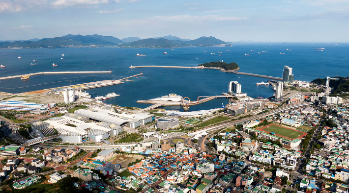 여수세계박람회장 전경. 여수시 제공