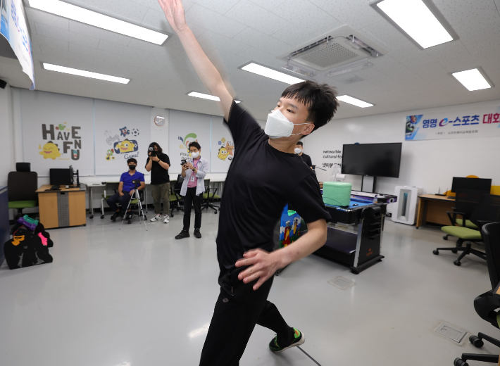 2021 전국 장애학생 e스포츠대회 예선전 현장사진. 한국콘텐츠진흥원 제공