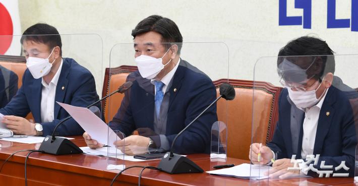 모두발언하는 윤호중 원내대표