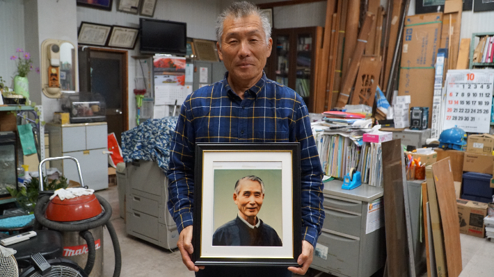 제주 4.3 수장학살 희생자들의 넋을 기려주고 있는 일본 대마도 현지 주민. 